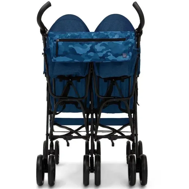 delta_children__babygap_c_SKUcwLZ7WlM_6.webp Delta Children - BabyGap Classic Side-by-Side Double Stroller, Navy Camo Online