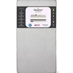 Delta Children - Beautyrest Black Diamond 2 estágios berço e colchão infantil - branco Clearance