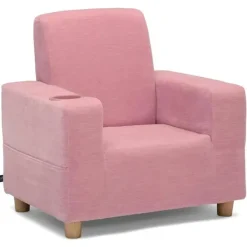 Delta Children - Cadeira infantil estofada Gap, rosa blush Online