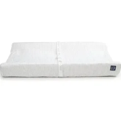 Delta Children - Trocador Gap BabyGap Contoured com capa refrescante, listra cinza New