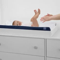 Delta Children - Trocador Gap BabyGap Contoured com capa de resfriamento, azul-marinho Outlet