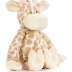 Demdaco - Bichinho de pelúcia luxuoso, marrom e rosa, girafa Sale