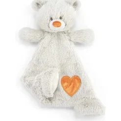 Demdaco - Birthstone Cor Citrino e Cinza, Bicho de Pelúcia Cobertor Urso Novembro Sale