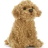 Demdaco - Brinquedo de pelúcia Labradoodle Beanbag, marrom claro Best