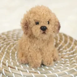 Demdaco - Brinquedo de pelúcia Labradoodle Beanbag, marrom claro Best