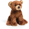 Demdaco - Brown Grizzly Bear Cub infantil pelúcia beanbag brinquedo de pelúcia Fashion