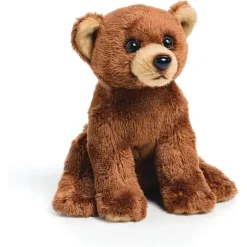 Demdaco - Brown Grizzly Bear Cub infantil pelúcia beanbag brinquedo de pelúcia Fashion