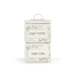 Demdaco - First Tooth And Curl Keepsake Box Online