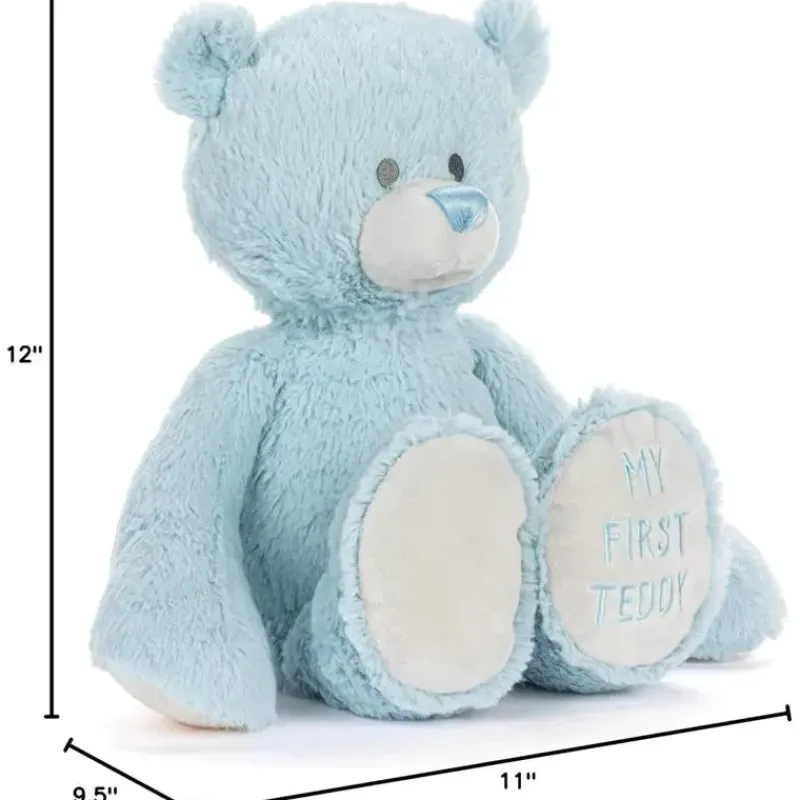demdaco__my_first_teddy_b_SKUkNOaSdte_2.webp Demdaco - My First Teddy Bear 16, Blue Clearance