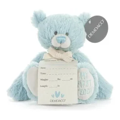 Demdaco - My First Teddy Bear Mini, Blue Fashion