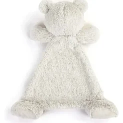 Demdaco - Pedra de nascimento turmalina colorida e cinza, bicho de pelúcia cobertorzinho urso outubro Clearance
