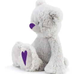 Demdaco - Urso de pelúcia de fevereiro Birthstone Fashion