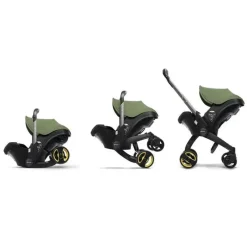 Doona - Assento de carro infantil com base e carrinho, verde deserto Hot