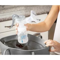 Dr. Brown's Dr. Brown - Bomba tira-leite manual com escudo de silicone Softshape Discount