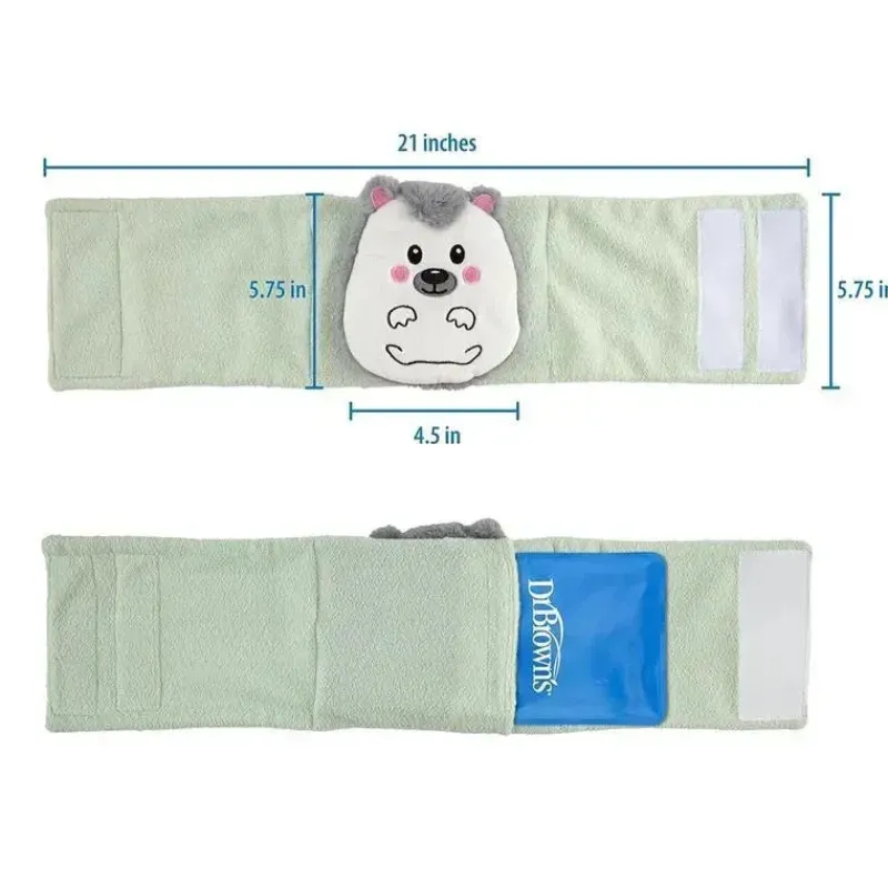 dr_brown__gripebelt_infan_SKU3TZW9tzT_4.webp Dr. Brown's Dr Brown - Gripebelt infantil para alívio de cólicas, envoltório de barriga aquecido, ouriço, 0-3m Online