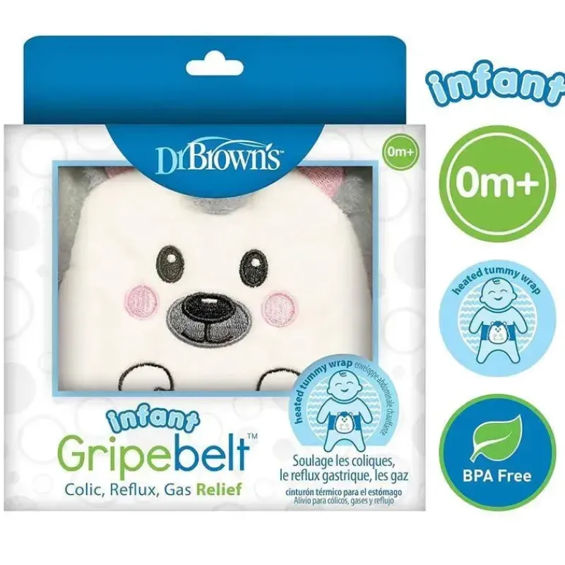 dr_brown__gripebelt_infan_SKU3TZW9tzT_6.webp Dr. Brown's Dr Brown - Gripebelt infantil para alívio de cólicas, envoltório de barriga aquecido, ouriço, 0-3m Online