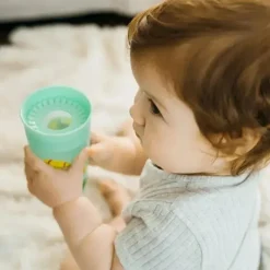 Dr. Brown's Dr Brown - Milestones Cheers 360 Transition Sippy Cup, jacaré azul e cobra turquesa, 10 onças, pacote com 2 Online