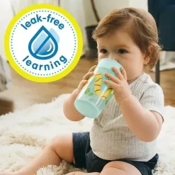 Dr. Brown's Dr Brown - Milestones Cheers 360 Transition Sippy Cup, jacaré azul e cobra turquesa, 10 onças, pacote com 2 Online