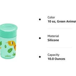 Dr. Brown's Dr Brown - Milestones Cheers 360 Transition Sippy Cup, cobra turquesa, 10 onças Clearance