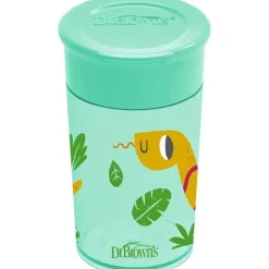 Dr. Brown's Dr Brown - Milestones Cheers 360 Transition Sippy Cup, cobra turquesa, 10 onças Clearance