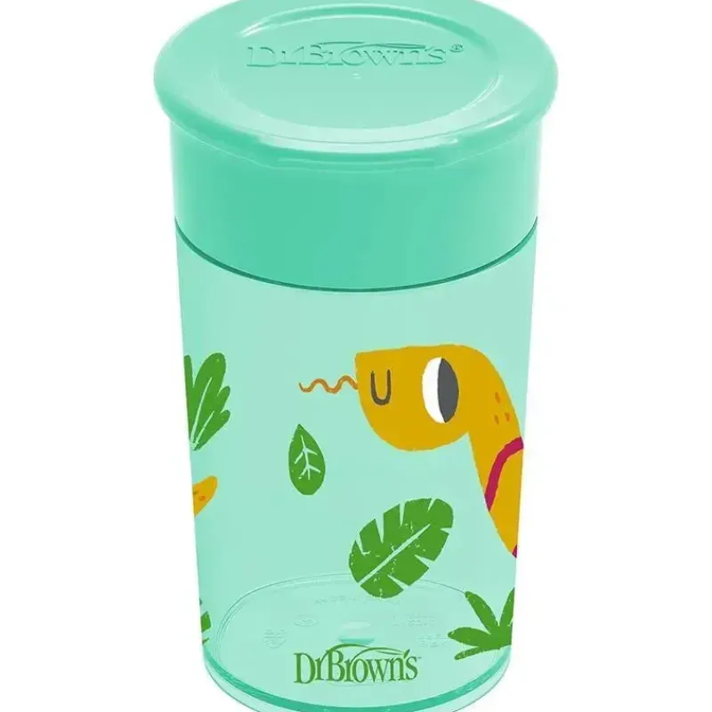 dr_brown__milestones_chee_SKUnbMIuk0P_5.webp Dr. Brown's Dr Brown - Milestones Cheers 360 Transition Sippy Cup, cobra turquesa, 10 onças Clearance