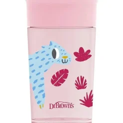 Dr. Brown's Dr Brown - Milestones Cheers 360 Transition Sippy Cup, Pink Leopard, 10 onças Best