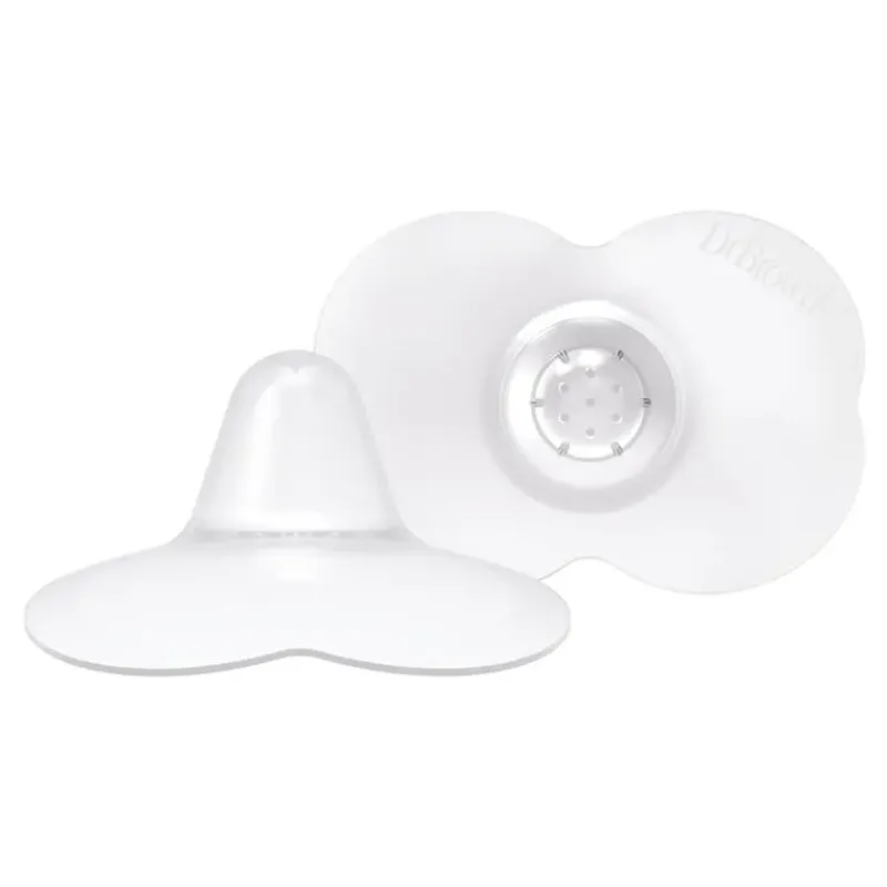 dr_brown__nipple_shields__SKUaVEkJRa0_0.webp Dr. Brown's Dr. Brown - Nipple Shields 2-Pack With Sterilizer Case, Size 2 Clearance
