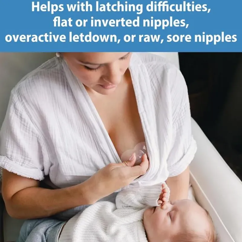 dr_brown__nipple_shields__SKUaVEkJRa0_8.webp Dr. Brown's Dr. Brown - Nipple Shields 2-Pack With Sterilizer Case, Size 2 Clearance