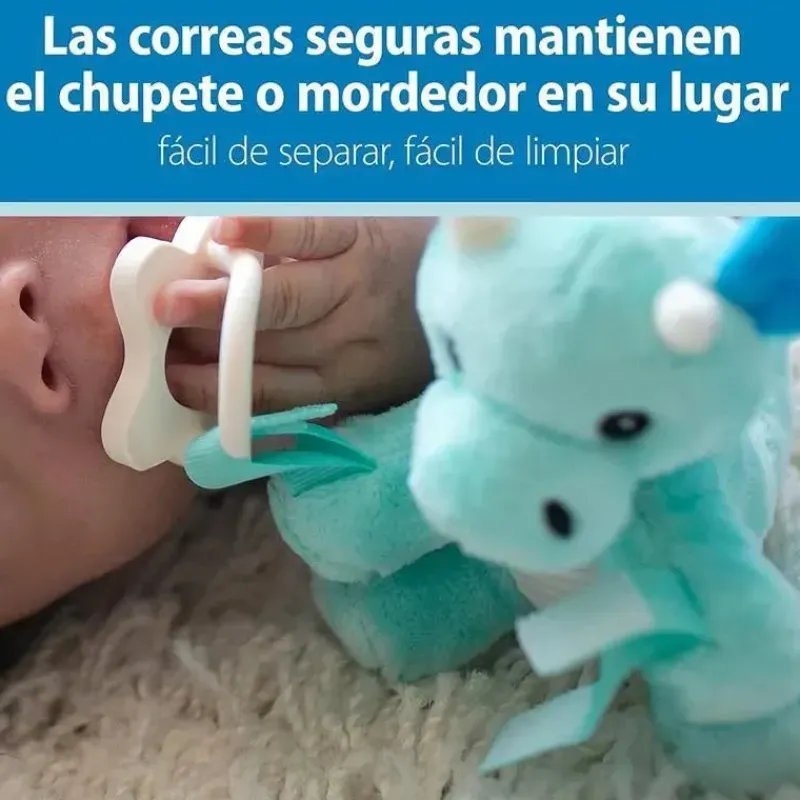 dr_brown__portachupeta_e__SKUBqR2Skc4_2.webp Dr. Brown's Dr Brown - Porta-chupeta e mordedor Baby Lovey, girafa com HappyPaci verde, 0-6m Outlet