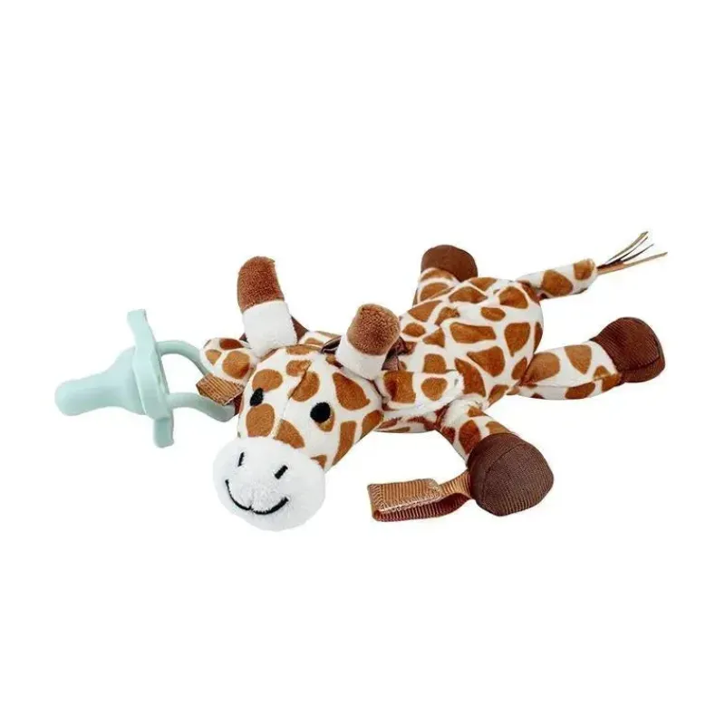dr_brown__portachupeta_e__SKUBqR2Skc4_8.webp Dr. Brown's Dr Brown - Porta-chupeta e mordedor Baby Lovey, girafa com HappyPaci verde, 0-6m Outlet