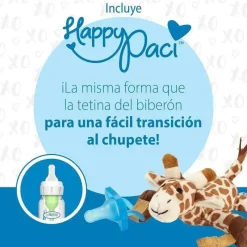 Dr. Brown's Dr Brown - Porta-chupeta e mordedor Baby Lovey, girafa com HappyPaci verde, 0-6m Outlet