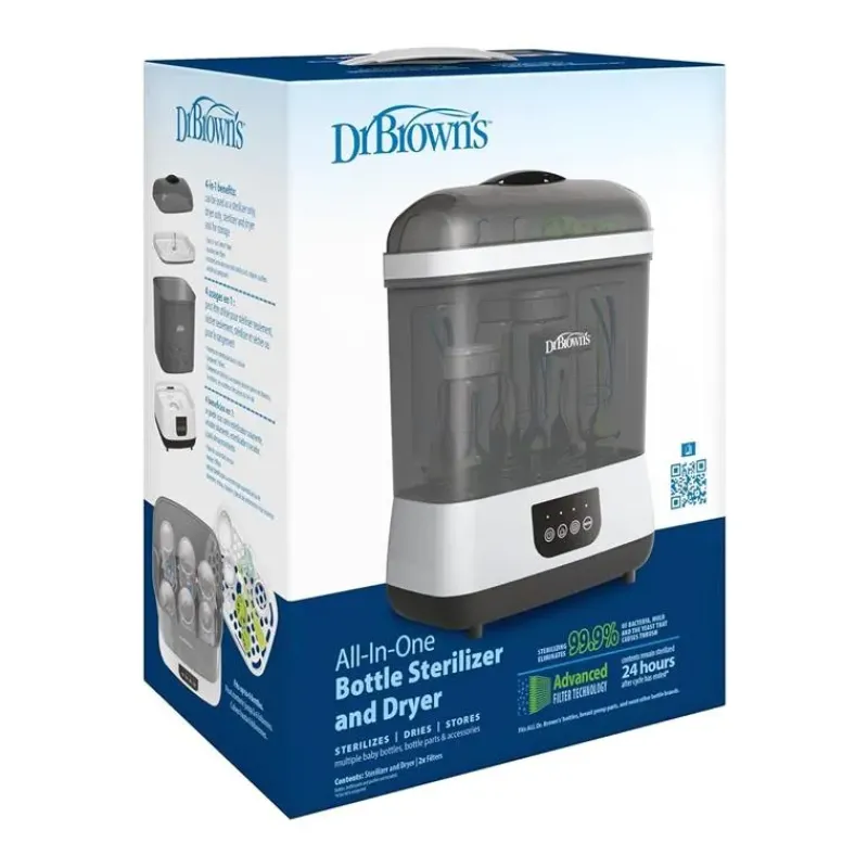 dr_brown__sterilizer_and__SKUyLRHBbqx_4.webp Dr. Brown's Dr. Brown - Sterilizer And Dryer W/ Air Filter (Plus Extra Filter), Gray Hot