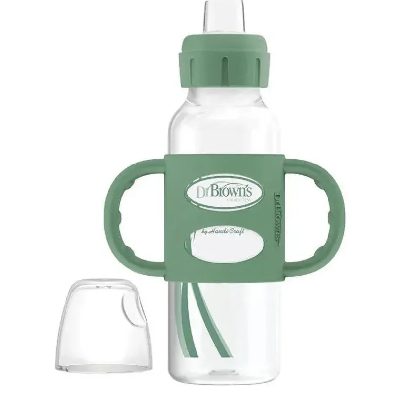dr_browns___onas_ml_frasc_SKUgZaGwoWh_0.webp Dr. Brown's Dr. Brown's - 8 onças/250 ml Frasco com canudinho estreito com alças de silicone, verde Clearance