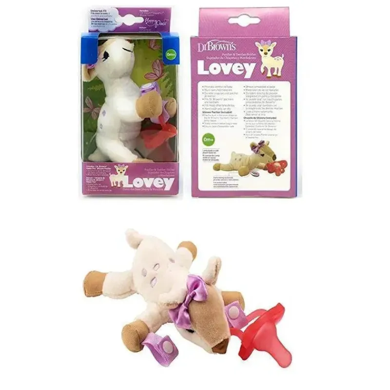 dr_browns__deer_lovey_com_SKUfZhFeik6_3.webp Dr. Brown's Dr. Brown's - Deer Lovey com chupeta rosa de peça única Fashion