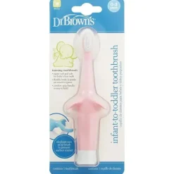 Dr. Brown's Dr. Brown's - Escova de dentes infantil, rosa Clearance