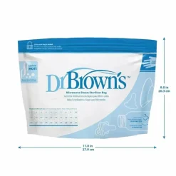 Dr. Brown's Dr. Browns - 5Pk Sacos esterilizadores a vapor para micro-ondas para mamadeiras Sale