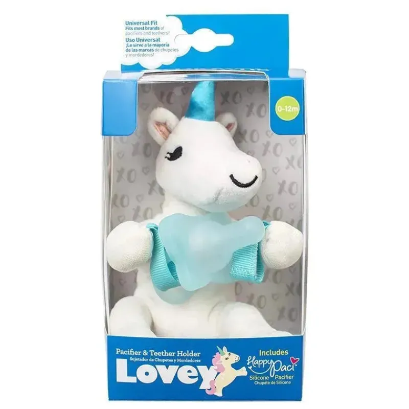 Dr. Brown's Dr. Brown's Unicorn Lovey com chupeta Aqua One Piece Fashion