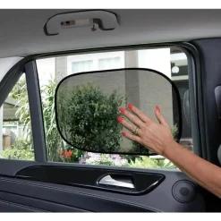 Dreambaby - Cortinas estáticas para janelas de carro Insta-Cling, proteção solar UPF 50 Best