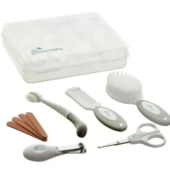 Dreambaby - Kit essencial de higiene para bebês e conjunto de cuidados de saúde, pacote com 10, cinza Hot