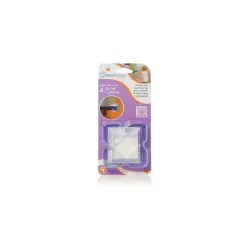 Dreambaby - MESA DE VIDRO E CANTO DE PRATELEIRA, Branco, Pacote com 4 New