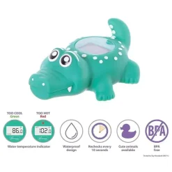 Dreambaby - Termômetro de quarto e banho, crocodilo Outlet