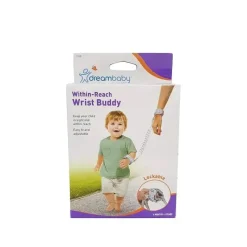 Dreambaby - Within Reach Wrist Leash Link, 6 meses a 4 anos, cinza, modelo L2240 Clearance