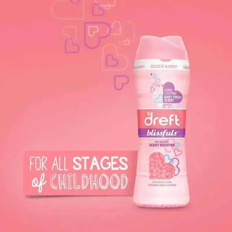 dreft__blissfuls_baby_fre_SKU7cDqlNCI_3.webp Tender Corporation Dreft - Blissfuls Baby Fresh Scent In-Wash Grânulos intensificadores de perfume, 10 onças Outlet