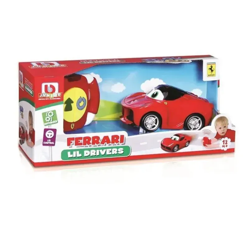 drivers_bb_junior_play_am_SKU8xUPlUBI_0.webp BB Junior Drivers Play & Go Ferrari Lil, carros variados, 1 pacote, vermelho Outlet
