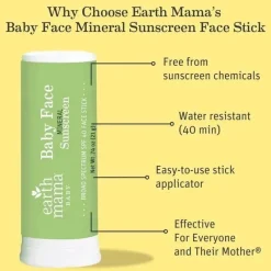 Earth Mama - Protetor Solar Mineral Rosto de Bebê FPS 40 Online