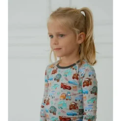 Ellie Sue - Baby Cars Bamboo Pajama Set Online