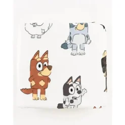 Ellie Sue - Cobertor de bambu Blue Dog &amp; Friends Hot