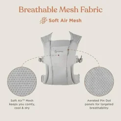 Ergobaby - Carrinho de Bebê Abrace, Rosa Blush Best