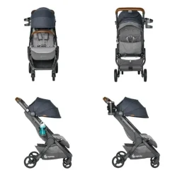 Ergobaby - Compact Comfort Metro + Carrinho Deluxe, London Grey Best