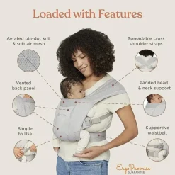 Ergobaby - Embrace Baby Carrier, Creme Clearance